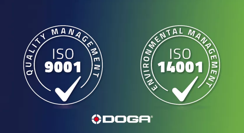 ISO9001 & ISO14001 certifications