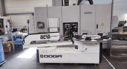 Installation d'un système automation RC10 pour le chargement d'un centre d'usinage