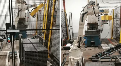 Automatisation du chargement et déchargement de presses d’emboutissage