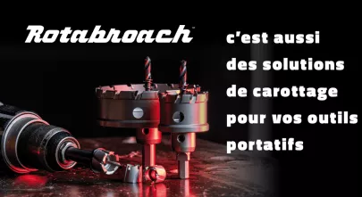 Fraises à carotter pour outils portatifs Rotabroach