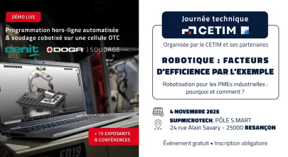 Journée technique CETIM le 4 novembre 2025 à Besançon