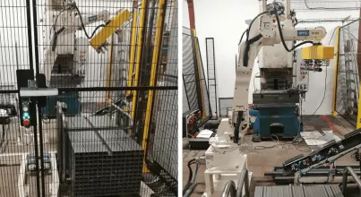 Automatisation du chargement et déchargement de presses d’emboutissage