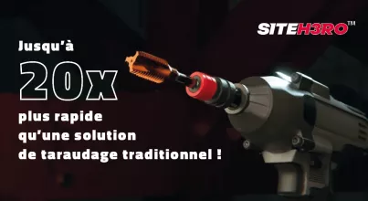 Filetage des métaux 20 fois plus rapide avec Siteh3ro