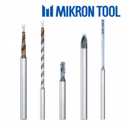 Micro-forets MIKRON TOOL pour l'usinage des alliages médicaux et aéronautiques