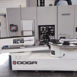 Installation d'un système automation RC10 pour le chargement d'un centre d'usinage