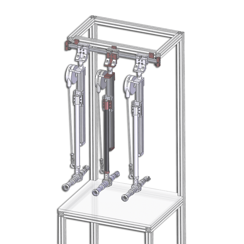 Bras de réaction au couple suspendu SLIDER 150 COMPACT 800