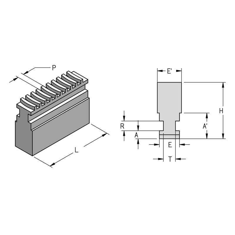 Mors doux monobloc Ø200 et Ø215