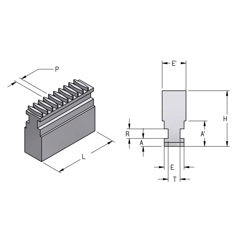 Mors doux monobloc réversible Ø300 et Ø315