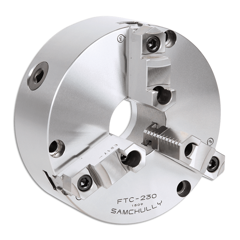 Mandrin manuel 3 mors sur semelles FTC-230