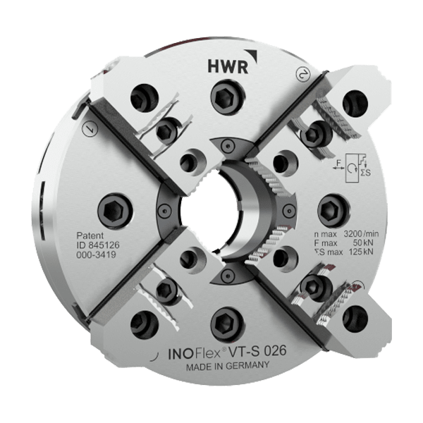 Mandrin asservi à serrage auto-centrant InoFlex® VT-S