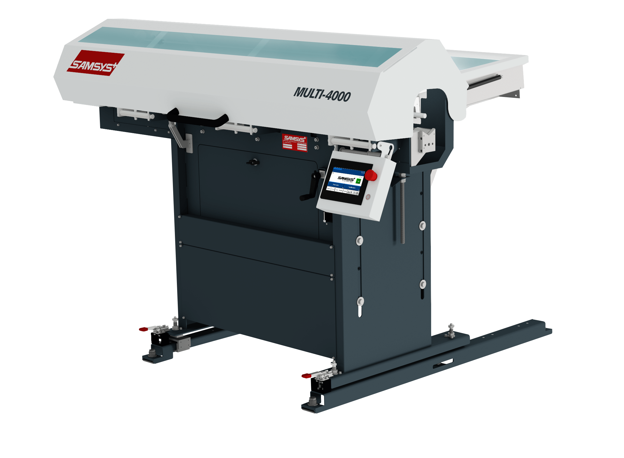 Ravitailleur de barres MULTI-4000 avec dispositif de recul X