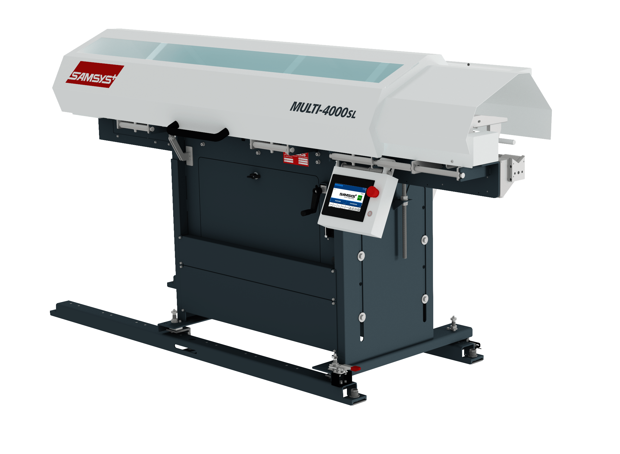 Ravitailleur de barres MULTI-3000 SL avec dispositif de recul Z