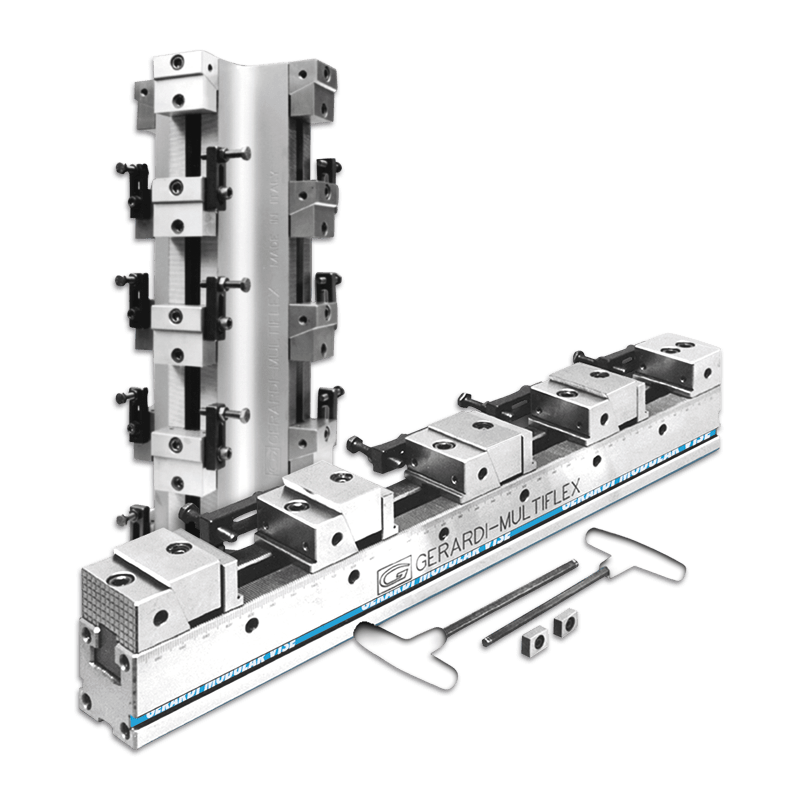 Étau de fraisage multi-serrage Multiflex