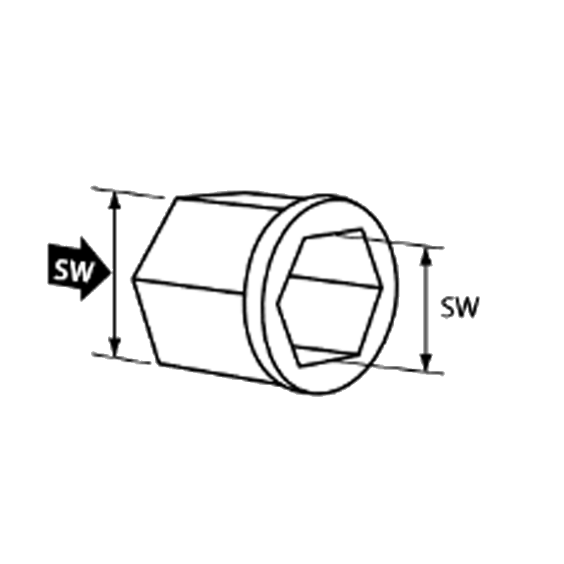 Réducteurs hexagonaux pour échangeurs de chaleur