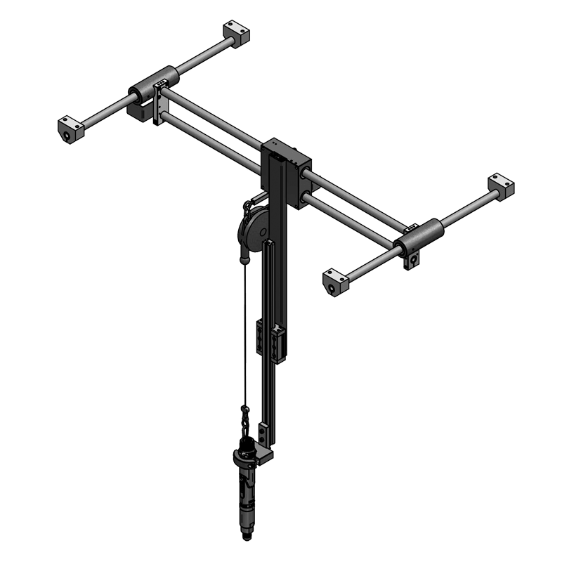 Bras de réaction au couple suspendu SLIDER 15 cartésien 300