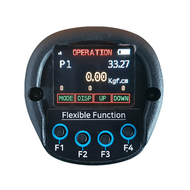 Ecran visseuse asservie pistolet à batterie avec capteurs et scanner BMT