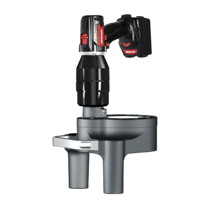 Visseuse à batterie à engrenage tangentiel pour échangeur de chaleur